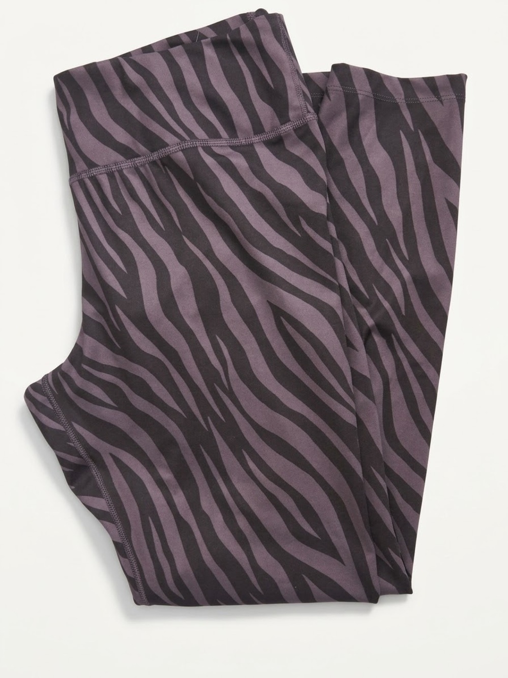 Nike Purple Zebra Print High-Waist Leggings